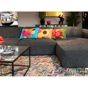 Online KARE Design Cushion Fiorista Blue 60x40cm