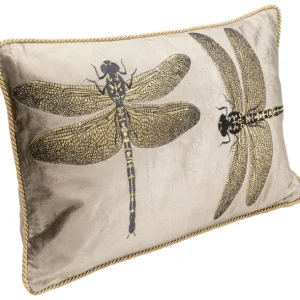 Clearance KARE Design Cushion Glitter Dragonfly Brown 50x30cm