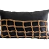 Best KARE Design Cushion Grete Plaid Black 50x30cm