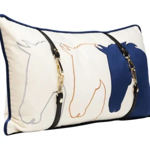 Hot KARE Design Cushion Horsefaces 30x50cm
