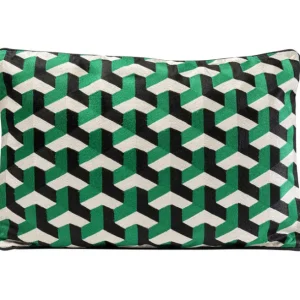 Clearance KARE Design Cushion Scale Green 60x40cm