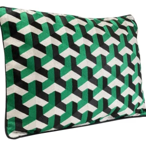 Clearance KARE Design Cushion Scale Green 60x40cm
