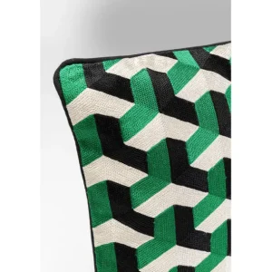 Clearance KARE Design Cushion Scale Green 60x40cm