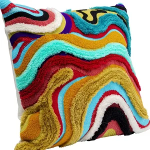 Clearance KARE Design Cushion Waves Multi 45x45cm
