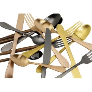 Hot KARE Design Cutlery Cucina Gold Matt (16/part)