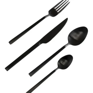 Fashion KARE Design Cutlery Gloria Matt Black (16/part)