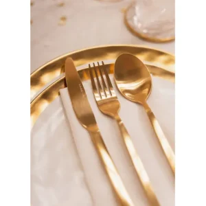 Sale KARE Design Cutlery Gloria Matt Gold (16/part)