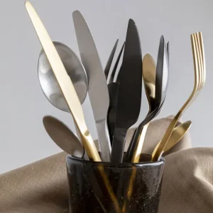 New KARE Design Cutlery Gloria Matt Silver (16/part)