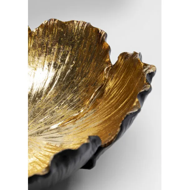deco_bowl_flower_bloom_bl_5.webp Outlet KARE Design Deco Bowl Flower Bloom Black Gold Ø25cm