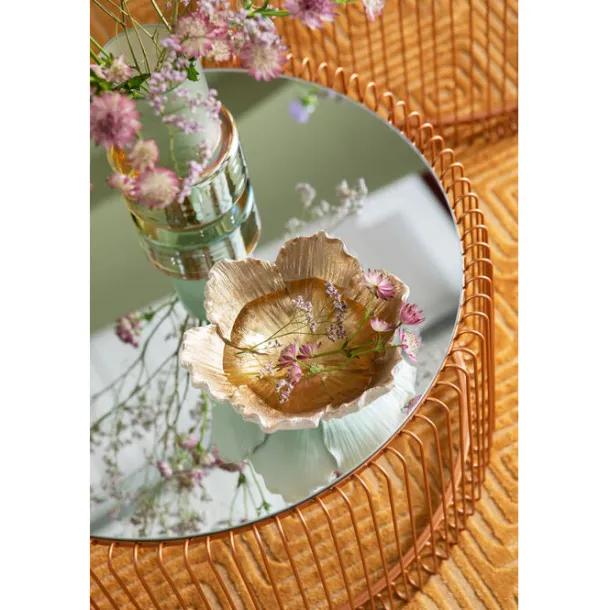deco_bowl_flower_bloom_cr_1.webp Clearance KARE Design Deco Bowl Flower Bloom Cream Gold Ø20cm
