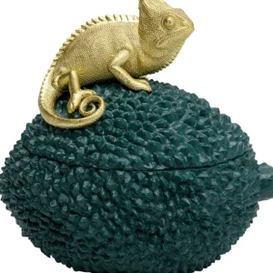 Hot KARE Design Deco Box Jackfruit Chameleon 20cm