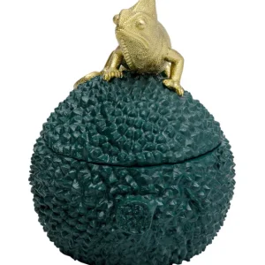 Hot KARE Design Deco Box Jackfruit Chameleon 20cm