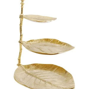 Outlet KARE Design Deco Etagere Leaf Gold