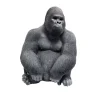 Fashion KARE Design Deco Figur Monkey Gorilla Side Medium Black