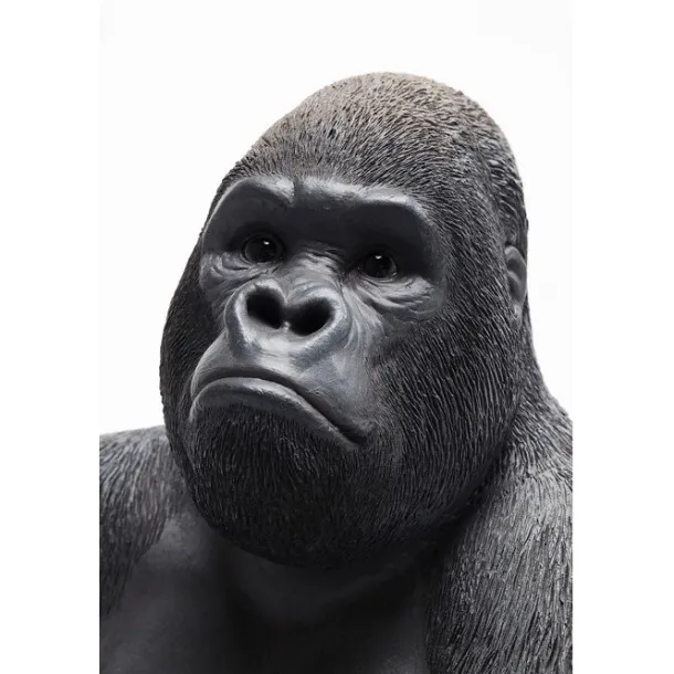 deco_figur_monkey_gorilla_6.webp Fashion KARE Design Deco Figur Monkey Gorilla Side Medium Black