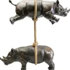 Hot KARE Design Deco Figurine Artistic Rhino 46cm