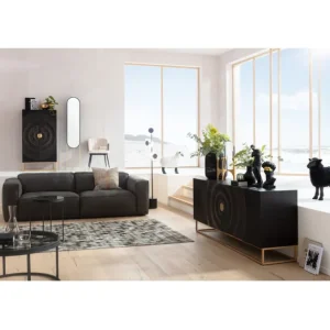 Outlet KARE Design Deco Figurine Bathilde Black 48cm