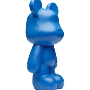 Hot KARE Design Deco Figurine Bear Blue 51cm