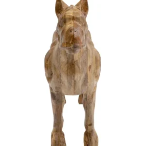 Best KARE Design Deco Figurine Bulldog Wood 70x78cm