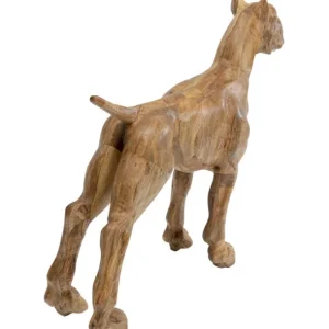 Best KARE Design Deco Figurine Bulldog Wood 70x78cm
