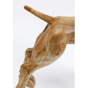 Best KARE Design Deco Figurine Bulldog Wood 70x78cm