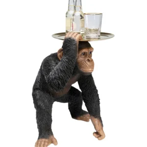 Sale KARE Design Deco Figurine Butler Playing Chimp Black 52cm