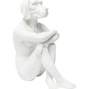 New KARE Design Deco Figurine Dog Marc White