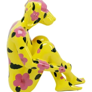 Fashion KARE Design Deco Figurine Dog Marc Yellow 80cm