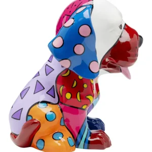 Hot KARE Design Deco Figurine Dog Patchwork 35cm