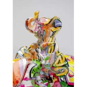 Fashion KARE Design Deco Figurine Elefant Dumbo Uno Graffiti