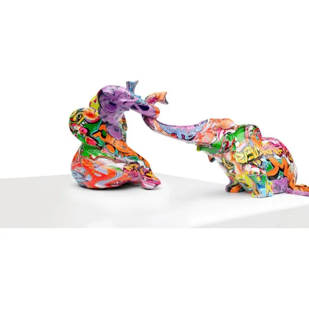deco_figurine_elefant_zir_0-1.webp Outlet KARE Design Deco Figurine Elefant Zirkus Graffit (2/Set)