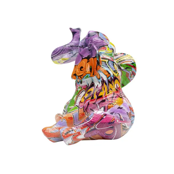 deco_figurine_elefant_zir_1-1.webp Outlet KARE Design Deco Figurine Elefant Zirkus Graffit (2/Set)
