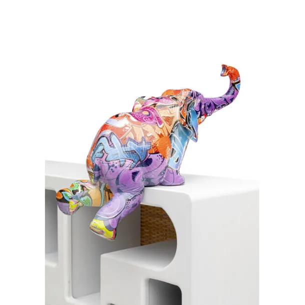 deco_figurine_elefant_zir_3-1.webp Outlet KARE Design Deco Figurine Elefant Zirkus Graffit (2/Set)