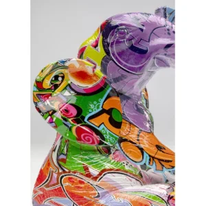 Outlet KARE Design Deco Figurine Elefant Zirkus Graffit (2/Set)