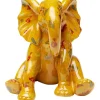 New KARE Design Deco Figurine Elephant Dots Yellow 18cm