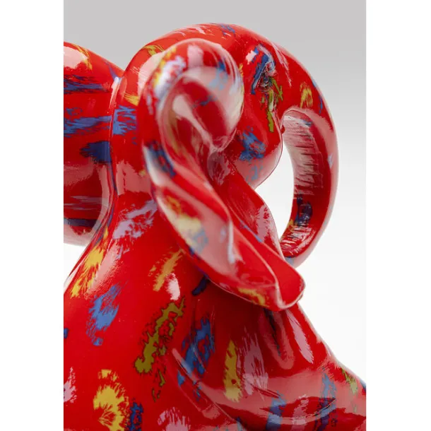 deco_figurine_elephant_do_7.webp Outlet KARE Design Deco Figurine Elephant Dots Red 18cm