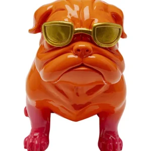 Sale KARE Design Deco Figurine Fashion Dog Orange 17cm
