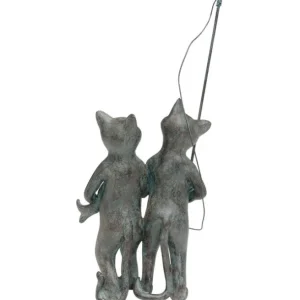 Sale KARE Design Deco Figurine Fisher Cats 28x12cm