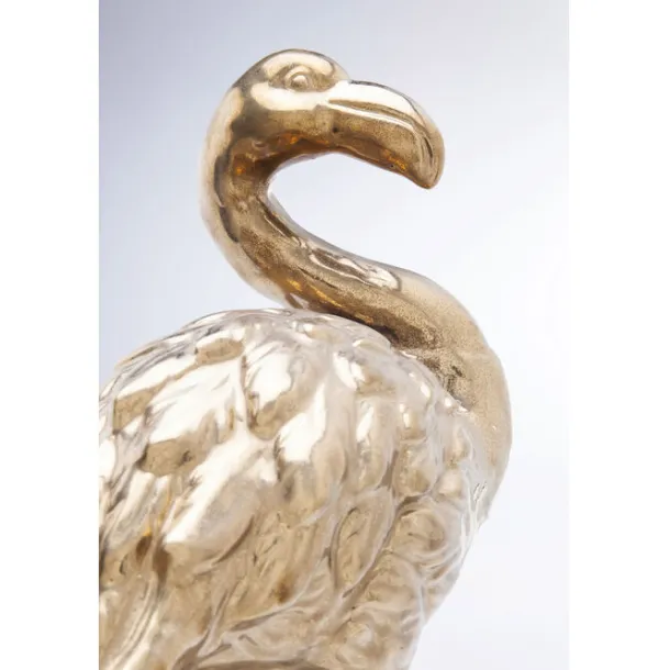 deco_figurine_flamingo_fr_2.webp Sale KARE Design Deco Figurine Flamingo Front Gold