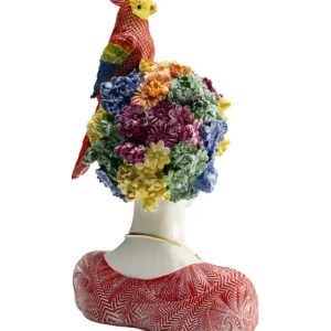 Best KARE Design Deco Figurine Flower Girl 50cm
