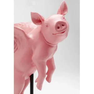 Sale KARE Design Deco Figurine Flying Pig Rose 29cm