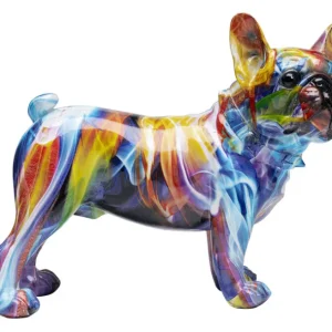 Outlet KARE Design Deco Figurine Frenchie Colorful 24cm