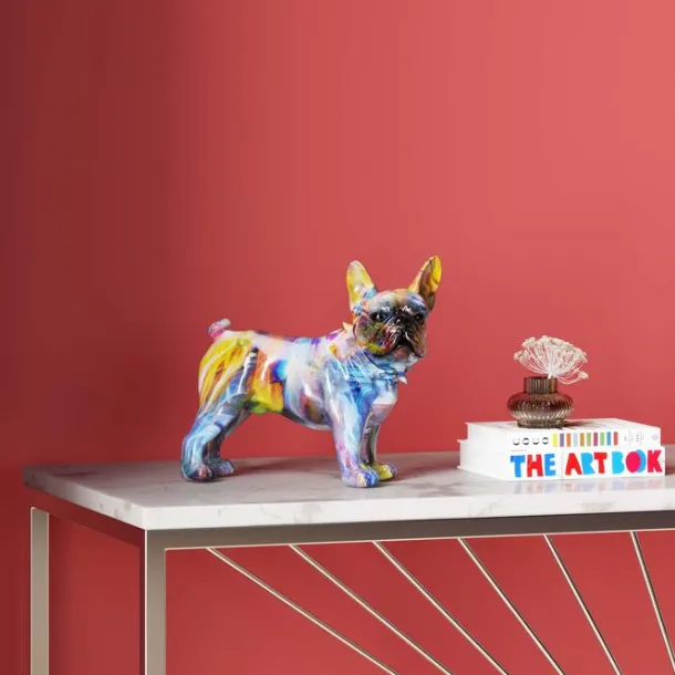 deco_figurine_frenchie_co_1.webp Outlet KARE Design Deco Figurine Frenchie Colorful 24cm