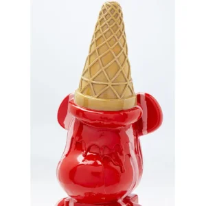 Hot KARE Design Deco Figurine Gelato Bear Red 40cm