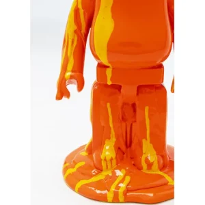 Fashion KARE Design Deco Figurine Gelato Bear Orange 40cm