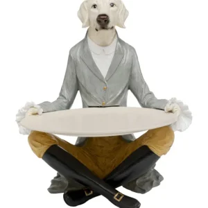 Clearance KARE Design Deco Figurine Gentleman Dog Tray 29cm