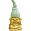 New KARE Design Deco Figurine Gnome Gold Green 21cm
