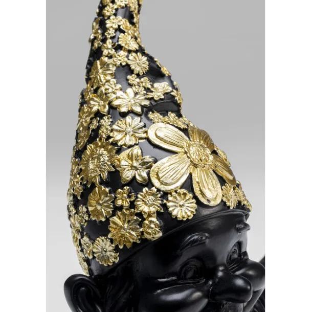deco_figurine_gnome_medit_6.webp Sale KARE Design Deco Figurine Gnome Meditation Black Gold 19cm