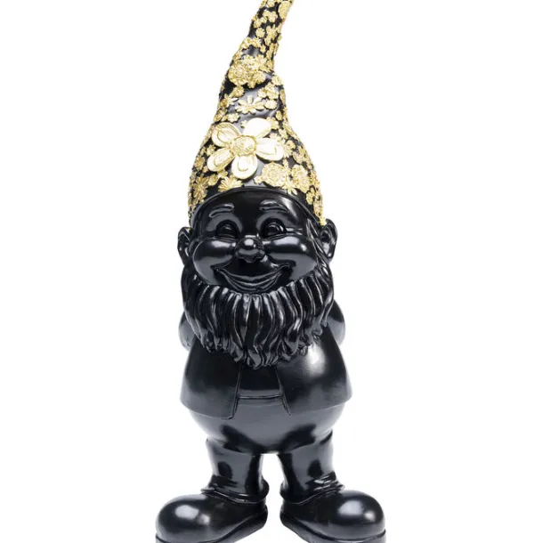 deco_figurine_gnome_stand_0.webp Clearance KARE Design Deco Figurine Gnome Standing Black Gold 30cm
