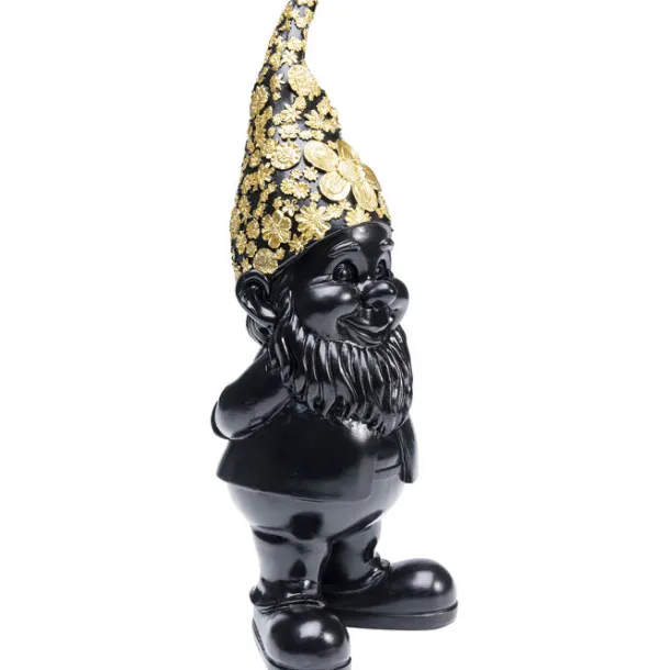 deco_figurine_gnome_stand_1.webp Clearance KARE Design Deco Figurine Gnome Standing Black Gold 30cm